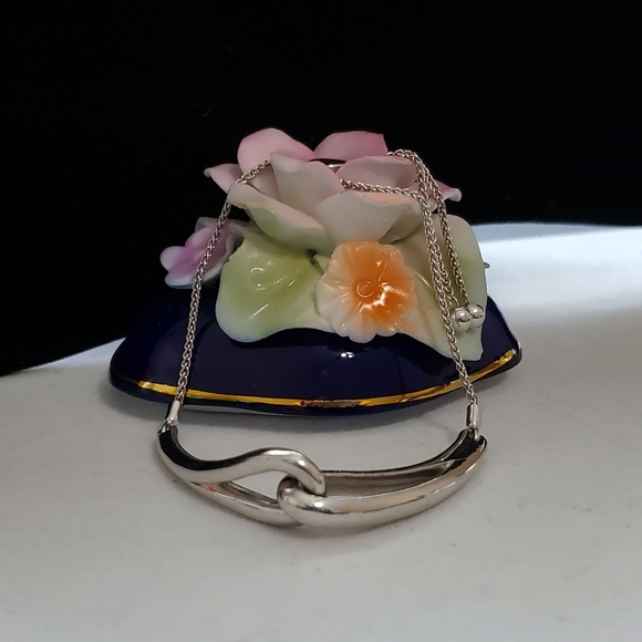 Harriet Kelsall Sterling Bracelet Interlocking Design (Fits 8 1/4”-9”) RARE - Picture 6 of 16